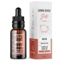 Canna River Broad Spectrum CBD CBG Pet Oil Tincture Bacon 1500mg 30ml