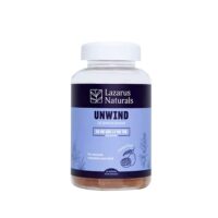 Lazarus Naturals Full Spectrum CBD THC Unwind Gummies Passionfruit 2080mg 40ct