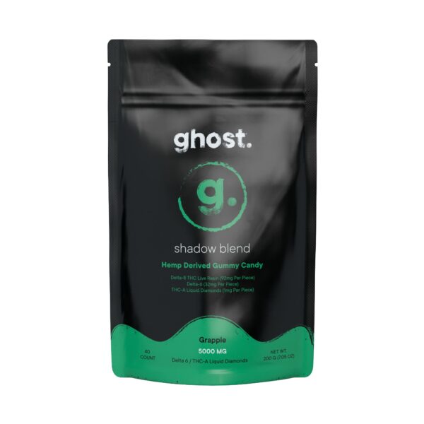 Ghost Shadow Blend Gummies Grapple 5000mg 40ct