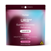 Urb Delta 10 Delta 8 Gummies Birthday Cake 1750mg 35ct