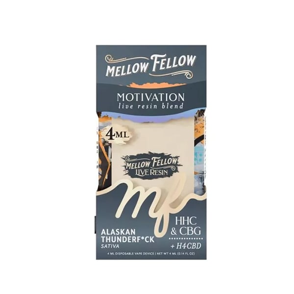 Mellow Fellow Live Resin Disposable Alaskan Thunderfck 4g