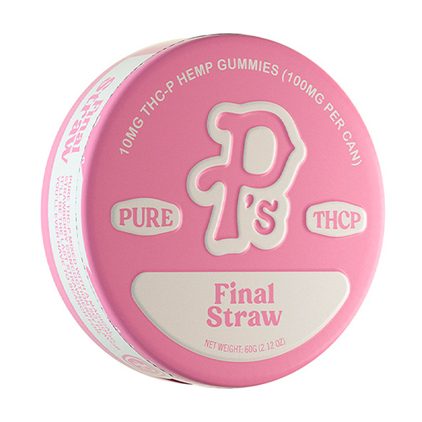 Pushin Ps THCP Gummies Final Straw 100mg 10ct