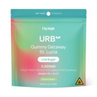 Urb Live Sugar Gummies Guava Gelato 5000mg 25ct