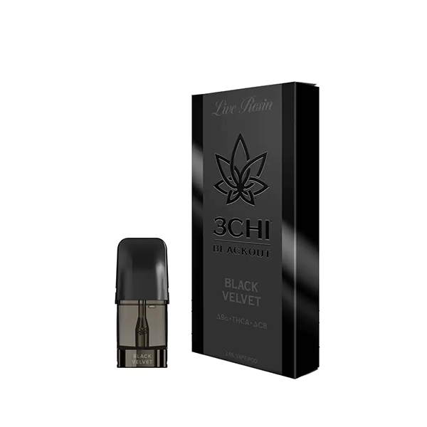 3Chi Blackout Live Resin Pod Black Velvet 2g