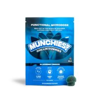 Delta Munchies Functional Microdose Gummies Blueberry Breeze 20ct