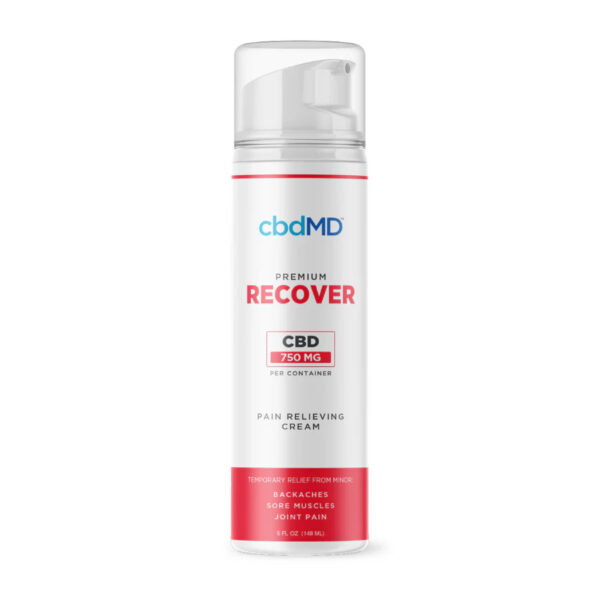 cbdMD Broad Spectrum CBD Recover Cream 750mg 5oz
