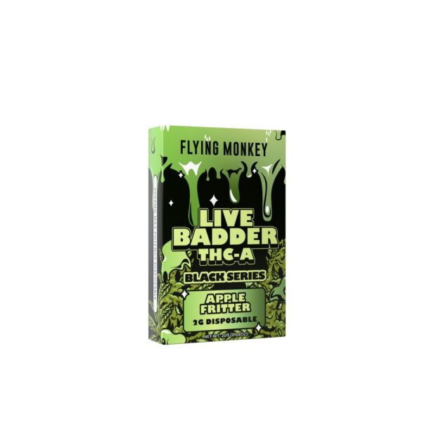 Flying Monkey Live Badder THCA Black Series Disposable Apple Fritter 2g