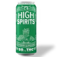 High Spirits THC Seltzer Cherry Limeade 50mg 12oz