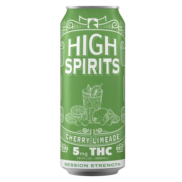 High Spirits THC Seltzer Cherry Limeade 5mg 12oz