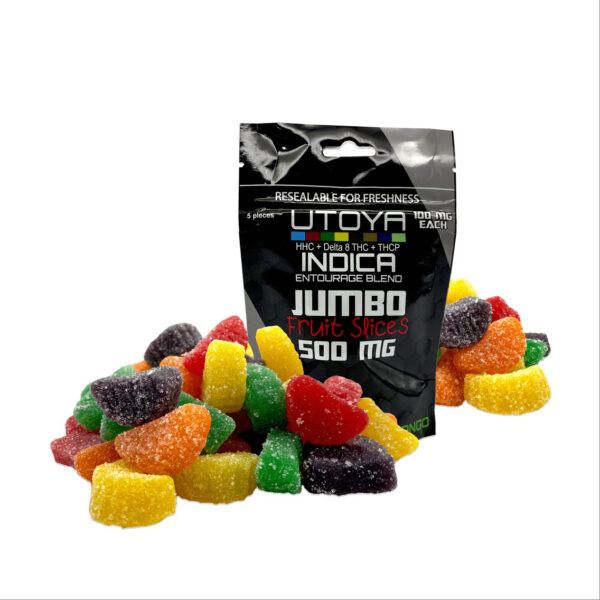 Utoya THCP Indica Blend Jumbo Fruit Slice Gummies 5ct